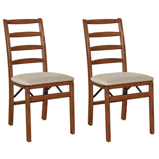 Chaises pliantes rembourrées Ladderback