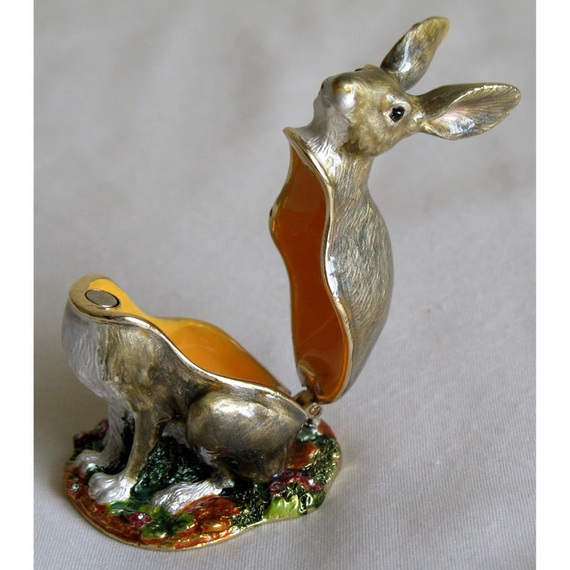 Boîte à bijoux lapin