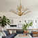 Damijan 30" Modern Firefly Chandelier 7 - Light Dimmable with Hanging Chain