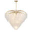 Boa 9-Light Chandelier in Warm Brass by Breegan Jane-478921233