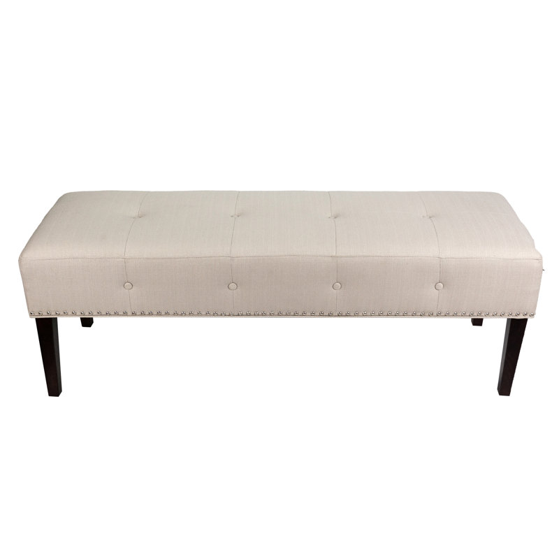 Hitchens Polyester Blend Upholstered Bench
