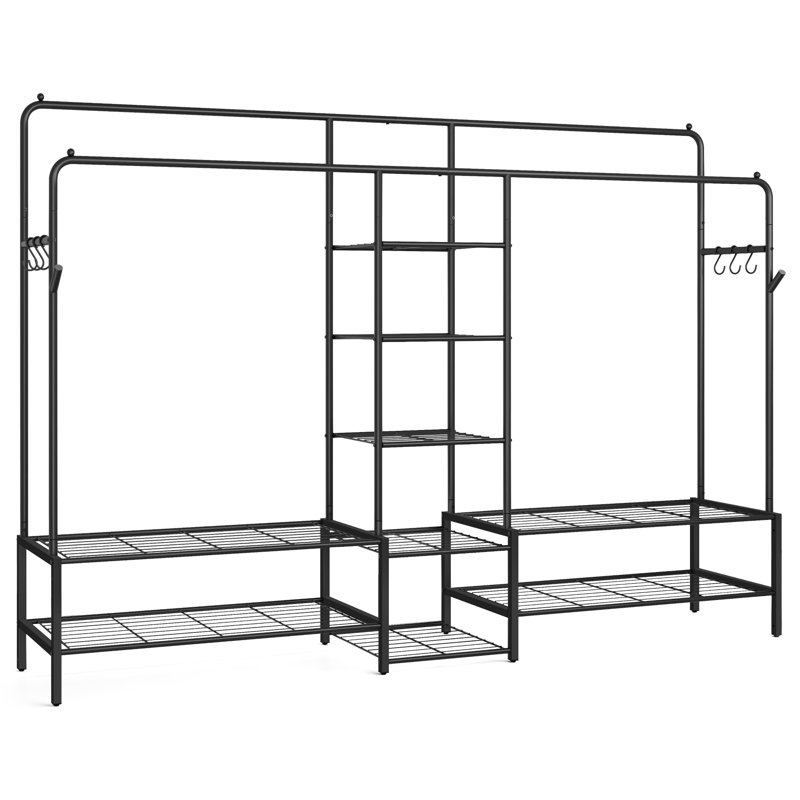 195 cm W Hall Tree with Shoe Storage