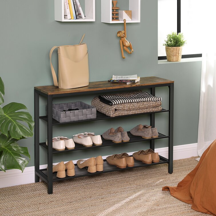 Matte Black Shoe Shelves