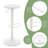 1Pc Bar Stools, Adjustable Height Swivel Bar Stools, Metal Airlift Barstools, Backless Counter Height Bar Chairs for Kitchen Dining Room Pub Cafe-1785791044-1785791047