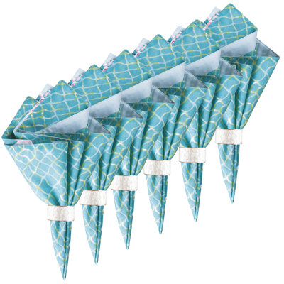 Macaluso 100% Cotton Nautical Square Napkin