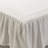 100% Linen Ruffled Bed Skirt，16 Inches Drop, Washed French Linen Dust Ruffle, OEKO-TEX STANDARD 100 Certified-89439668-89439671