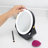Lighted Makeup Mirror W/ Magnification, Swivel & Battery