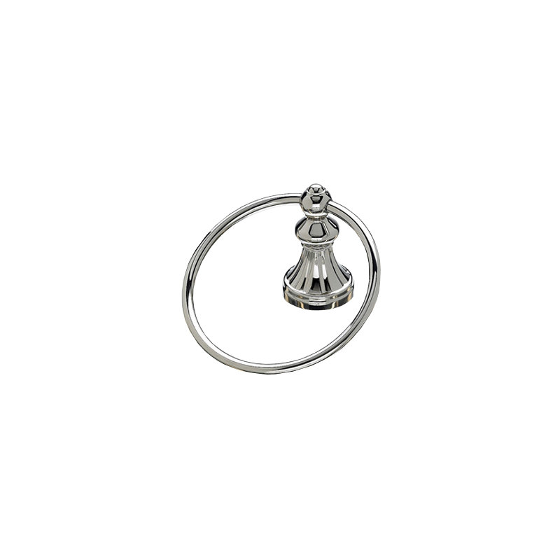 Hudson Bath  Towel Ring, Polished Nickel