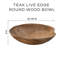 Aayanah Teak Serving Bowl