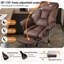 HDHNBA High Back Leather Executive Office Chair With Adjustable Recline And Retractable Footrest-1588751547