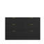 Commode 6 tiroirs en bois pour chambre à coucher, salon-126667676