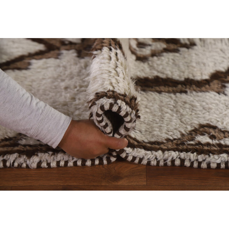 Tapis turc kurde à teinture naturelle 3 x 12