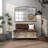 Angeles Faux Leather Upholstered Storage Bench