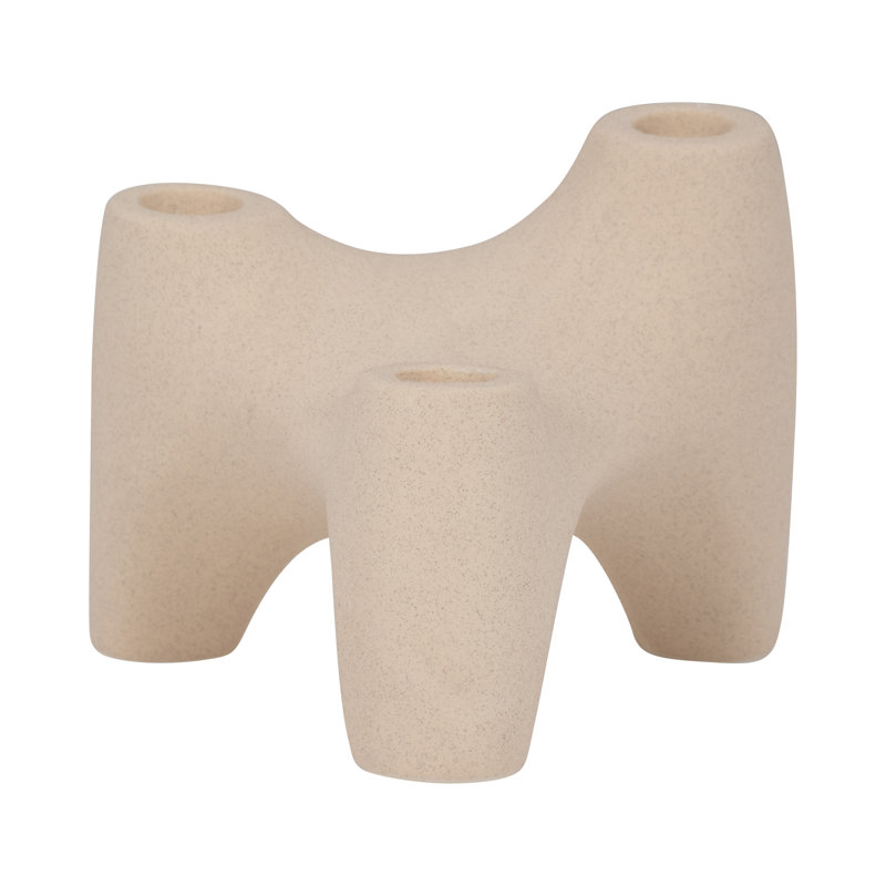 Porte-bougie unie, H 5 po x l 6 po x P 6 po