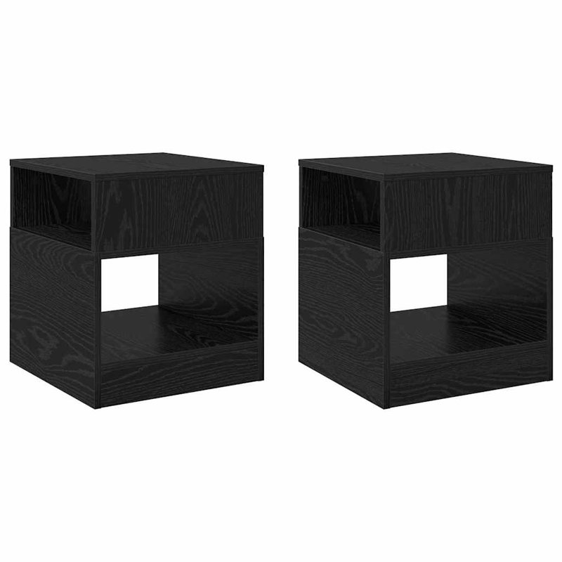 End Table, Black Oak