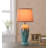 Tucson Ceramic Table Lamp - Teal