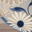 Alayia Aloha Floral Blue/Grey Indoor/Outdoor Area Rug-827815187