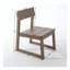 Ensemble de 2 chaises de salle à manger d'extérieur en PEHD gris - Ensemble de conversation de terrasse moderne toutes saisons
