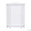 Armoire de salle de bain avec rangement en coin triangulaire avec tablettes réglables, panneau de fibres à densité moyenne moderne pour une utilisation efficace de l'espace-1040793513