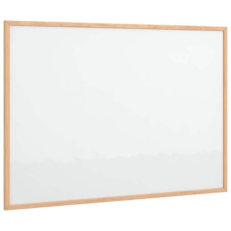 Vidaxl Magnetic Whiteboard With Solid Pine Wood Frame, 55cm H x 80cm W x 1.5cm D