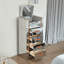 Commode 4 tiroirs avec miroir Carmila