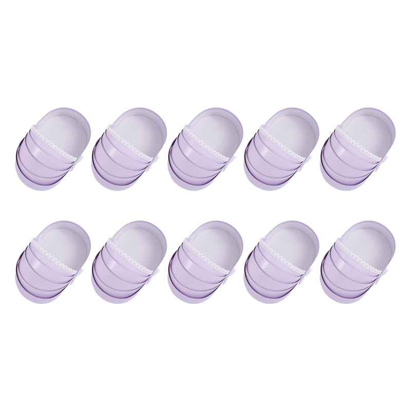 10pcs Decorative Baskets , Purple