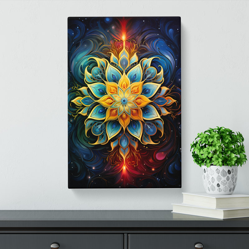 Mandala Conceptual No.2 - Wrapped Canvas, 60cm H x 40cm W x 3cm D