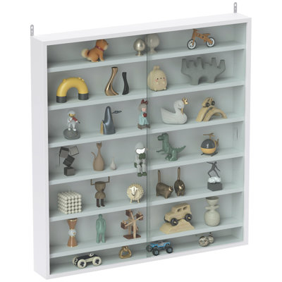 Glass 80 cm W Display Cabinet