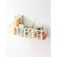 Panier de rangement Yamazaki, acier + bois, magnétique, séparateur coulissant