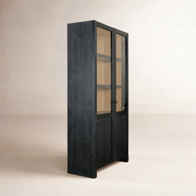 Mango Glass Accent Cabinet