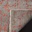 Rectangle Centennial Floral Hand-Knotted Cotton/Viscose Area Rug in Gray/Red-641275045