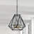 5 - Light Dimmable Lantern Geometric Chandelier