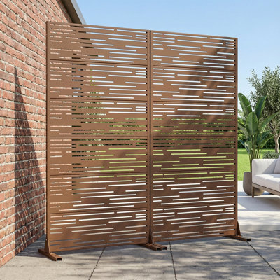 Metal Privacy Screen Panel Pattern