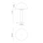 Lampe de table 31,125 "Margaux-66310526