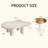 Modern Nesting Coffee Tables Set of 2