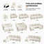 Canapé modulaire 9 pièces VINGLI-99482728