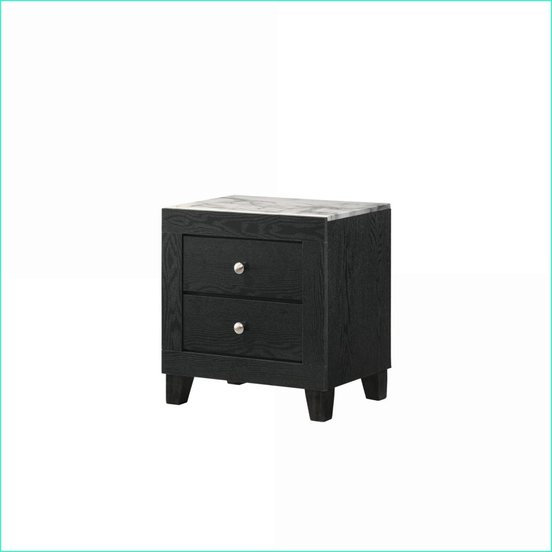Table de chevet 2 tiroirs Modern