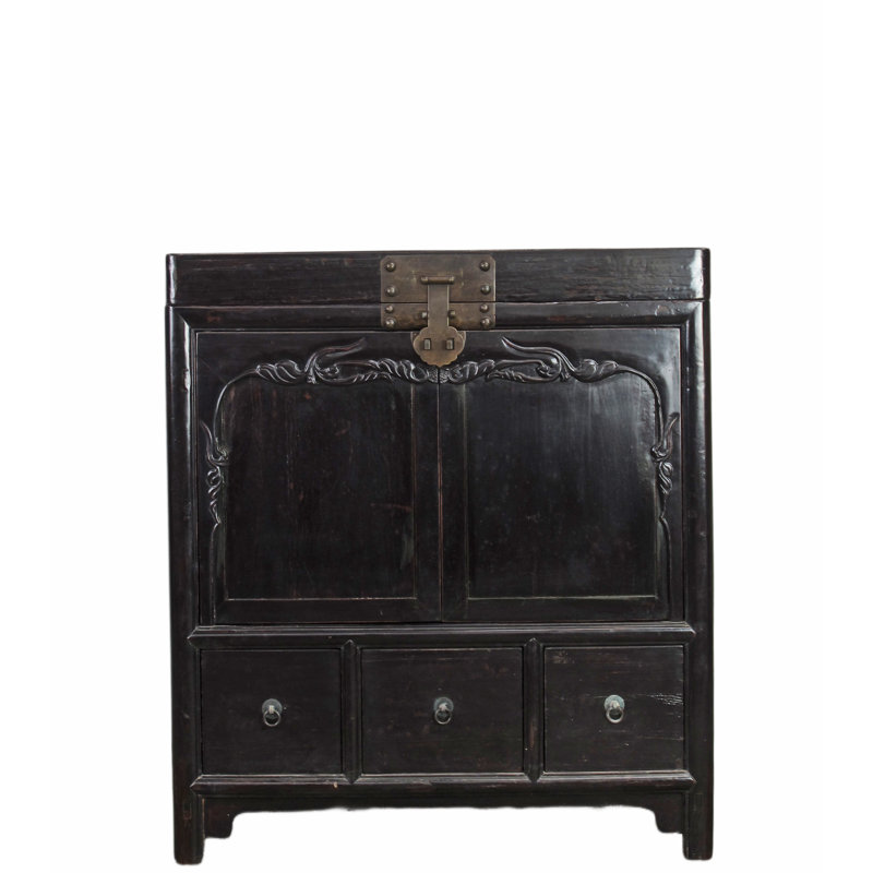 Solid Wood Accent Cabinet
