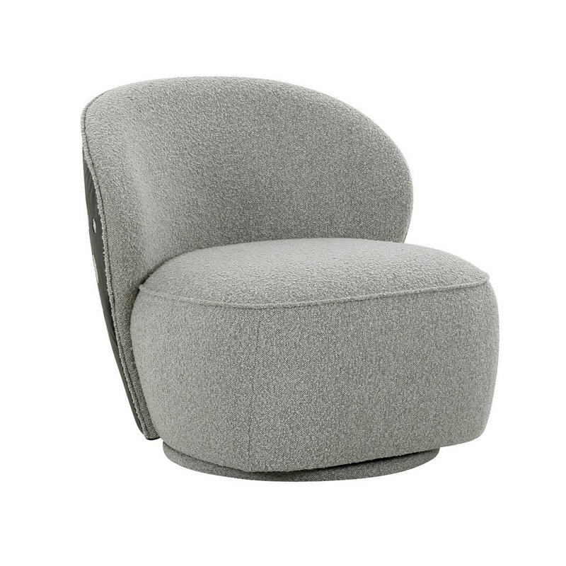 Chaise d'appoint pivotante de 31,5 po Polimeris