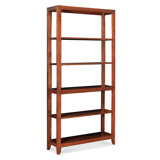 Carlisle Solid Wood Etagere Bookcase