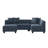 Easton Upholstered L-Shaped Sectional Right Hand Facing-1319502329