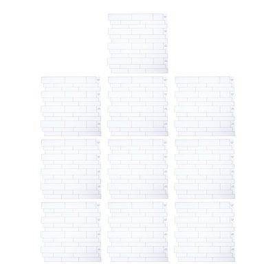 10Pcs Self-Adhesive Wall Tile Stickers