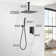 12" Complete Shower System with Rough-in Valve