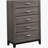 Gregory Grey Oak 5-Drawer Chest