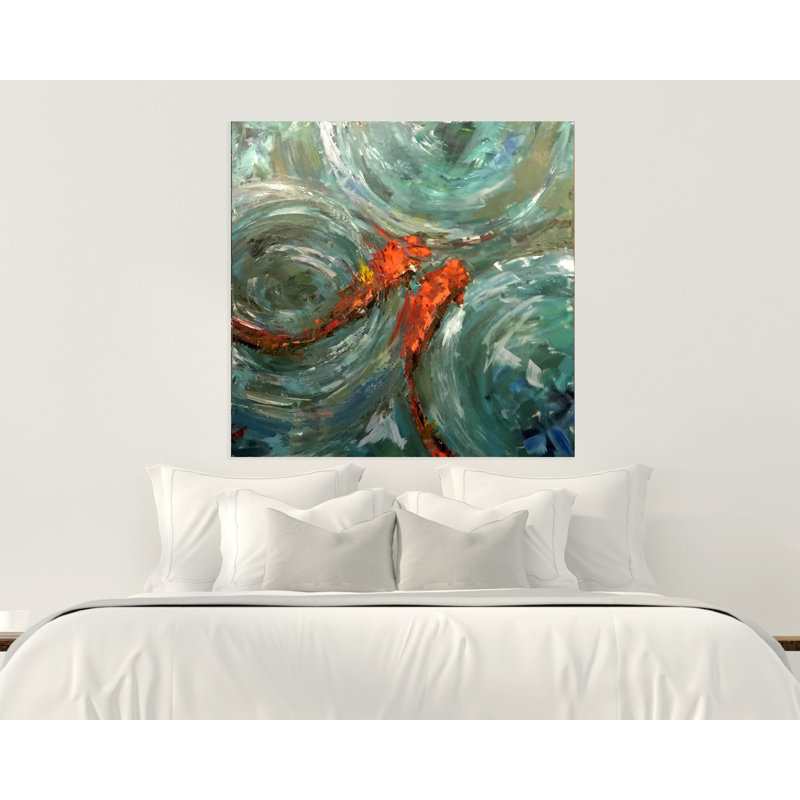 Good Fortune II - Artist Enhanced Canvas Print, 30" H x 30" W x 1.5" D, Unframed