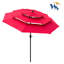 Parasol de patio extérieur à 9 niveaux avec manivelle 9Ft-1870663740
