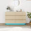 Fluted 6 Drawers Dresser