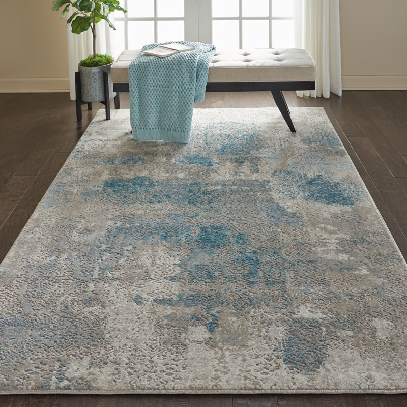 Avorie Abstract Indoor Rug, Rectangle 5'3" x 7'4"
