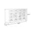 Banc de rangement vert pour chaussures en bois massif-1674603029