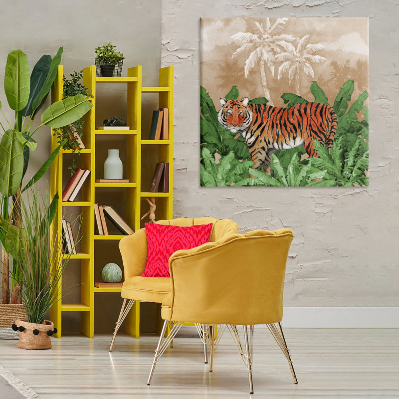 «Jungle Life Tiger» par Paul Brent, H 36 po x l 36 po